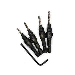 Juego de 4 Brocas para Madera Mycon Tools, con Punta Cónica y Vástago Hexagonal, Fabricante de Herramientas de Calidad - Product Image 1