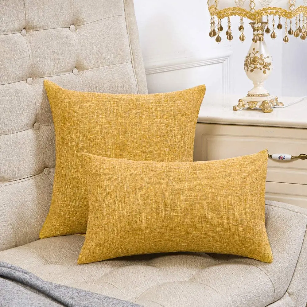 Wholesale Cheap Price Modern Sofa Throw Pillow Cover Decorative Outdoor Linen Fabric Pillow Case for Couch Bed Car 45x45cm