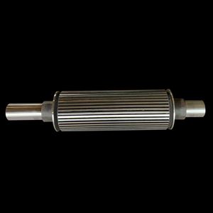 Custom CNC Machined Aluminum Parts Long Shaft Conveyor PU Idler <b>Roller</b> with Steel Stainless Steel Centre Drilling Type - Product Image 6