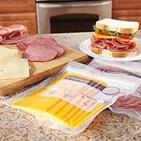 Sacs de conservation de la fraîcheur en gaufrage Double face, sac sous vide en maille épaissie
