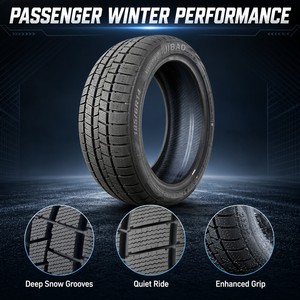 ยางรถยนต์ฤดูหนาว JIBAO 185/65R14 รุ่น TS1 - M+S สำหรับทุกสภาพอากาศ ประสิทธิภาพการขับขี่บนหิมะ - Product Image 2
