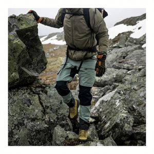 Pantalones de senderismo con múltiples bolsillos para exteriores, pantalones de trabajo pesados regulares para hombre, pantalones Cargo tácticos para hombre - Product Image 1