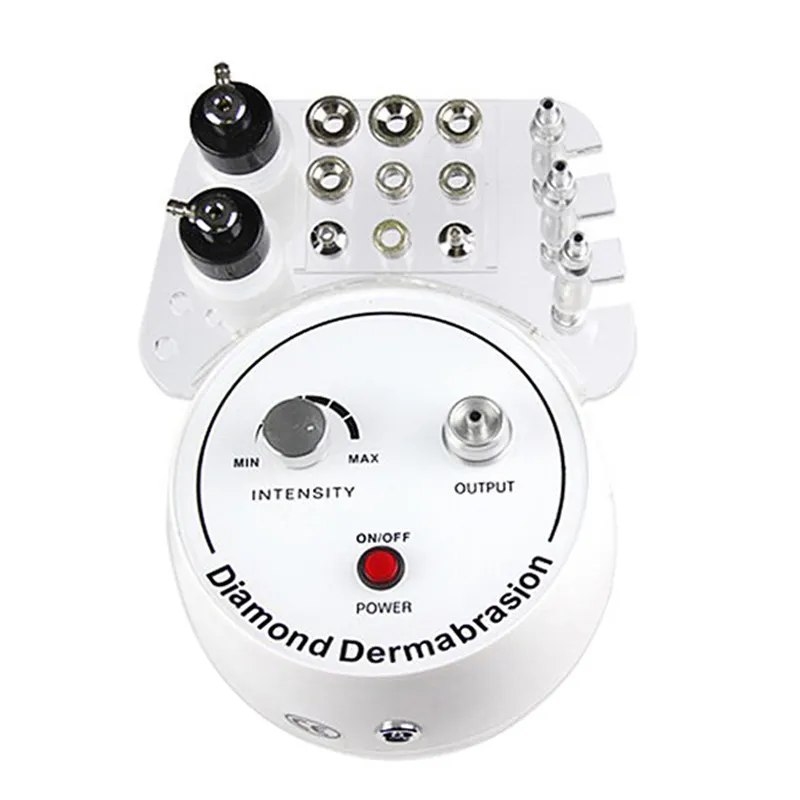 3 Wands Máy hút bụi da Microdermabrasion lời khuyên kim cương tinh thể Microdermabrasion điều trị AU-3013