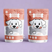 Sachet Doypack en aluminium de 227g (8oz) imprimé en héliogravure personnalisé, avec fermeture éclair, pour friandises lyophilisées pour chiens et chats, nouilles et aliments en conserve (usage industriel)