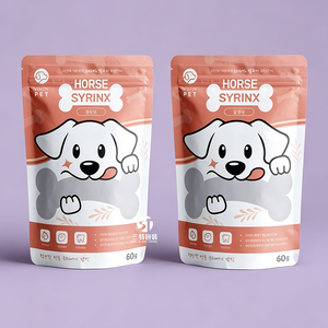 227g 8oz Custom Gravure Printed Freeze Dried Dog Cat Treat Pouch Aluminum <b>Foil</b> Stand Zipper Bag for Noodle Canned Food Factory - Product Image 4