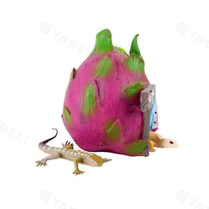 Bureau étanche coloré lézard cachette gecko <span class=keywords><strong>caméléon</strong></span> résine cachette grotte pour reptiles - Product Image 3
