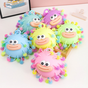 ของเล่นบีบคลายเครียดรูปทรงกลมกลิตเตอร์เกล็ดหิมะเรืองแสง รุ่นใหม่สร้างสรรค์ ตาเด่นชัด สีสันสดใส จากผู้ผลิตโดยตรง - Product Image 1