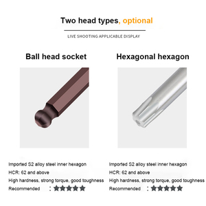 9Pcs Cấp Công Nghiệp Metric Sao Đầu Phẳng Bóng End Cánh Tay Dài Sức Mạnh Giúp <span class=keywords><strong>T</strong></span> Xử Lý Allen Cờ Lê Hex Key <span class=keywords><strong>Set</strong></span> Dụng Cụ Cầm Tay - Product Image 2