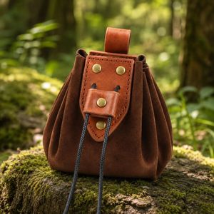 Ensemble de vêtements médiévaux vikings Renaissance transfrontalier, comprenant une ceinture et un sac à flacon de médicaments en liège, cadeau de style Halloween - Product Image 6