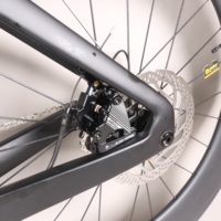 Vélo de Triathlon Contre la Montre Complet en Fibre de Carbone TT912 FM-TT912 avec Roues 700c et Frein à Disque 2x11 Vitesses