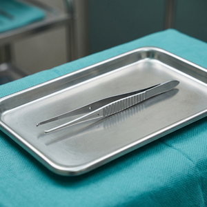 Pinces à tissus Gillies 1x2 à dents courbées et dentelées, instrument chirurgical certifié CE ISO13485 Classe I, instruments de haute qualité - Product Image 3