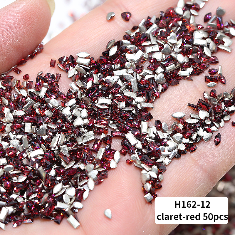 H162-12   หัวข้อ: H162-12#สีแดงเลือดหมู 50 ชิ้น