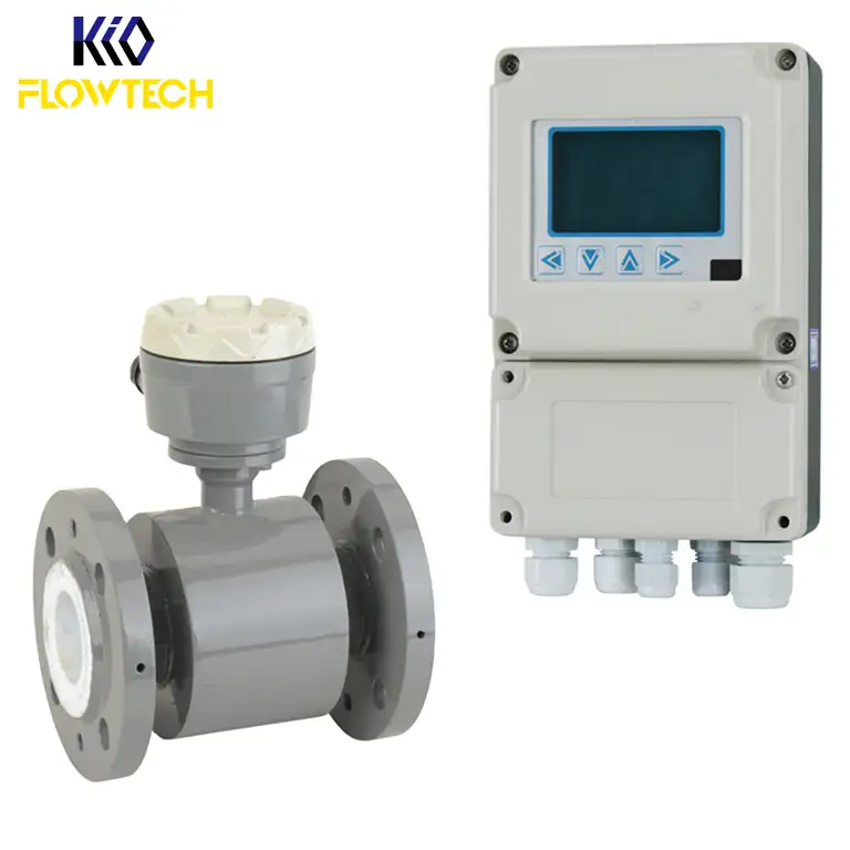 Fabricación ISO9001, precio de alta presión, tipo remoto, magnético, medidor de flujo emf, convertidor