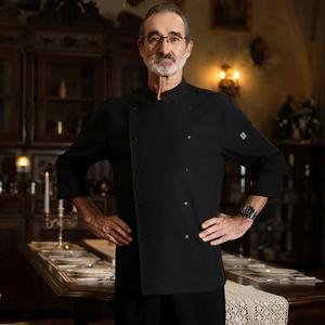 Profesional antiestático cabeza Chef uniforme abrigo manga larga trabajo abrigos Hotel restaurante <span class=keywords><strong>cocina</strong></span> Chef uniforme Chef - Product Image 6