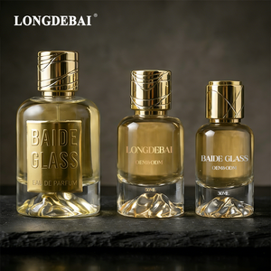 Botella de Perfume de Vidrio Transparente Cilíndrica Vacía al por Mayor, 30ml 50ml 100ml, Tapa ZAMAC, Botella de Perfume de Lujo Personalizada con Caja - Product Image 3