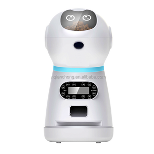 Dispenser Makanan Hewan Peliharaan Robot Pintar 3.5L Laris Manis, <span class=keywords><strong>4</strong></span> Waktu Makan, 80 Porsi, Pengingat Rekaman Suara Terjadwal, Pengumpan Otomatis Kucing Anjing - Product Image 3