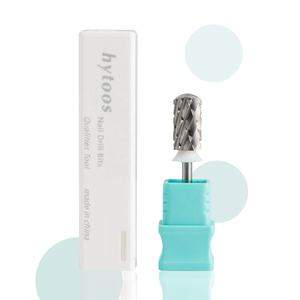 HYTOOS 5XC punte per trapano per unghie con canna di sicurezza 3/32 punta per Manicure in carburo superiore liscia rimuovi fornitore di accessori per trapani in Gel spesso - Product Image 5