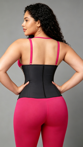 Faja Reductora de Látex Transpirable con Cierre de Cremallera y Ganchos para Mujer, Control Firme de Abdomen, Corsé Corporal con Soporte de Espalda y Varillas de Acero - Product Image 4