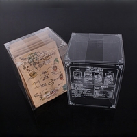 Maßgefertigte Transparente PET Faltbare Plastikbox mit Deckel für Zucker Pizza Nudeln Kaffee Tee Geschenke Einzelhandels-Display