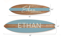 Nom personnalisé Mini Surfboard Decor-Planche de surf Decor Planche de surf en bois Planche de surf décorative Baby Name Sign