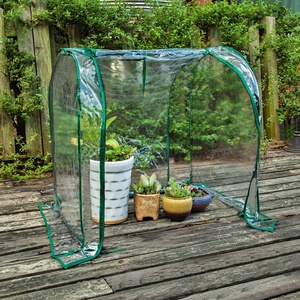 Cubierta Transparente de Malla de PVC y PE para Protección Contra Heladas de Plantas de Interior, Aislamiento Térmico, Verde Blanco - Product Image 2
