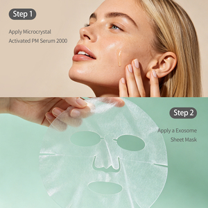 Mascarilla Facial de Seda Natural con HA, Ectoína, Alantoína, Ácido Hialurónico y Vitamina C, Clínicamente Probada, para Todo Tipo de Piel, Ayuda a Reducir las Manchas Oscuras - Product Image 4