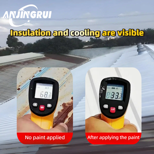 Anjingruri Design moderno stile <span class=keywords><strong>vernice</strong></span> riflettente di calore impermeabile e rivestimento di integrazione di isolamento termico per tetto e parete - Product Image 4