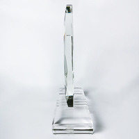 Usine de fabrication Peste en cristal de conception personnalisée bon marché, en forme d'octogone, prix