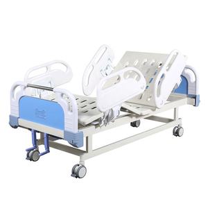 Equipo médico 2 <span class=keywords><strong>camas</strong></span> <span class=keywords><strong>para</strong></span> <span class=keywords><strong>enfermos</strong></span> manuales con manivela <span class=keywords><strong>para</strong></span> hospital - Product Image 2