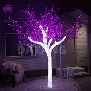 Árbol de Resina LED con Luz Decorativa para Jardín, Paisaje y Decoración Navideña para Exteriores con Iluminación Cálida Ambiental - Product Image 2