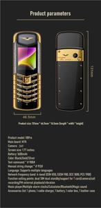 2024 Neues Luxus-V vertue Gold Mini-Telefon V8 Pro Wähltisch Handy Älter GSM-Handy Fabrik Großhandel - Product Image 6