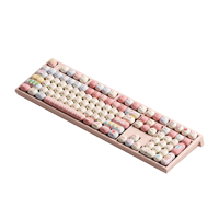Clavier de jeu mécanique ergonomique Akko MonsGeek MG108B Piggy Party MOG Profile 108 touches avec rétroéclairage RVB