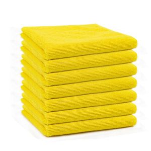 Ensembles de serviettes de bain et de cuisine en microfibre de luxe, jetables, séchage rapide, tricotées, écologiques, motif écossais, avec logo, pour usage domestique - Product Image 3