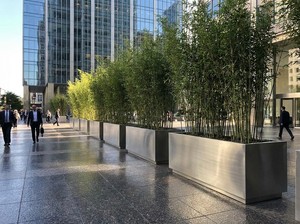 Jardinera Rectangular <span class=keywords><strong>de</strong></span> Aluminio Contemporánea YISHANG, Maceta Larga para Exhibición en Jardín o Hogar - Product Image 5