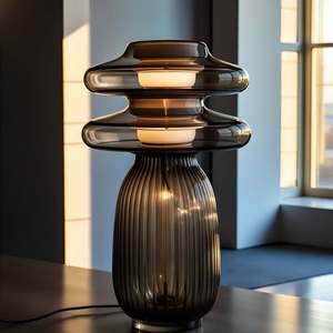 Minimalist Modern Glass Table Lamp E27 LED 220V Switch Control For Living Room Bedroom Study Decorative <b>Night</b> <b>Light</b> - Product Image 3