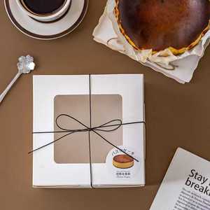 Thấp moq 6/7/<span class=keywords><strong>8</strong></span> inch pho mát bánh bưu phẩm bìa bánh cưới hộp với cửa sổ - Product Image 2