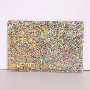 定制蓝绿色圆点和闪光铸造亚克力板8英尺X 4英尺圆点铸造亚克力板 - Product Image 5