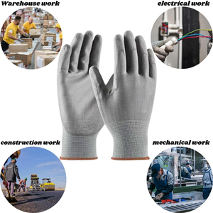 Industrial Cut Resistant Safety <b>Gloves</b> HPPE PU Coating Cut Resistant <b>Gloves</b> Safety Anti Cut Work <b>Gloves</b> - Product Image 2