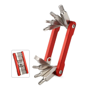 Outil de réparation de vélo OEM, vélo de montagne, 8 en 1, multifonction, kit de réparation et de démontage, clé hexagonale, tournevis - Product Image 5