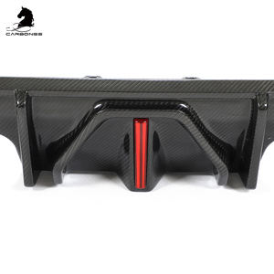 Diffuseur de pare-chocs arrière en Fiber de carbone sèche de haute qualité avec LED pour BMW G80 G82 M3 M4 2021 + - Product Image 3