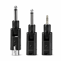 Adaptateur audio XLR vers TRS 6,35 mm (1/4 pouce) – Connecteur mâle/femelle 3 broches pour microphone, table de mixage et haut-parleur
