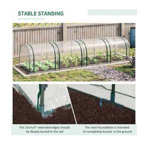 Serre de haute qualité Garden Grow Protect Plant Vegetable <span class=keywords><strong>Tunnel</strong></span> avec porte à glissière - Product Image 6