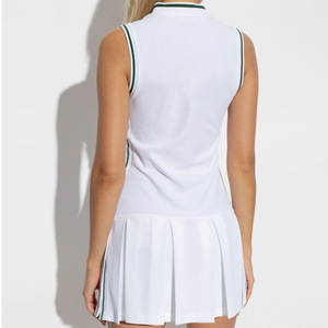 Vestidos deportivos de tenis y golf para mujer de primera calidad, nueva moda holgada, cuello en V, transpirable, sin mangas, con posicionamiento del logotipo en la parte delantera y la cintura - Product Image 2