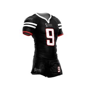 Uniformes de rugby en polyester 100% fabriqués en usine vêtements de sport sublimés personnalisés pour ensembles de football de rugby respirants - Product Image 2