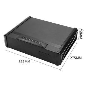 Hàng Hóa Tại Chỗ Thép Xây Dựng Súng An Toàn Hộp Chống Cháy Sinh Trắc Học Súng An Toàn Với Ngón Tay In Mã Thanh Chìa Khóa - Product Image 2