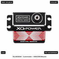 XQ-POWER XQ-S8335DW 35kg IP67 Servo numérique brushless étanche avec boîtier en aluminium 8.4V pour voiture RC, camion, bateau - Nouveauté 2026