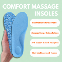 Semelles en gel amortissantes, coussinets antidérapants pour chaussures de course, de marche et de randonnée