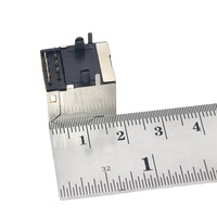 Connecteurs Ethernet RJ45 Femelle Modulaires PCB 90 Degrés avec Blindage