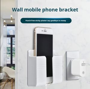 2025 gratuit poinçon tenture murale en plastique télécommande boîte de rangement <span class=keywords><strong>TV</strong></span> support pour téléphone portable pour chambre support maison support pour téléphone portable - Product Image 6