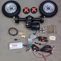 Kit de conversion de l'essieu arrière du moteur de tricycle électrique 800/1200/1500/2000w